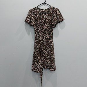 Floral Wrap Dress